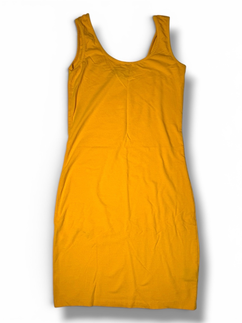 Love Ari Women's Mustard Yellow Tank Dress-Small